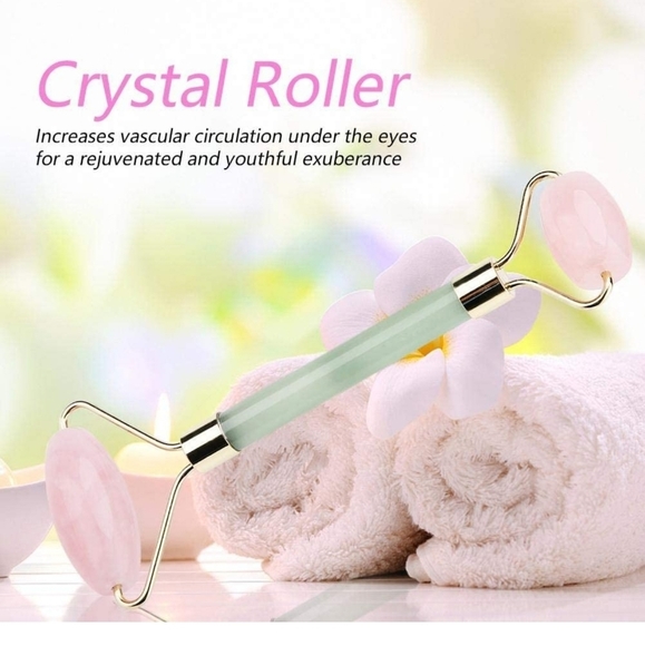 *FINAL SALE!* Anti-Aging Deluxe Jade & Rose Quartz - Picture 4 of 7